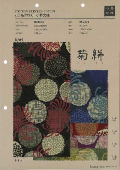850484 SEVENBERRY® Uneven Thread Cloth, Chic Pattern
