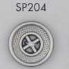 SP204 Plated Button Made Of ABS Resin