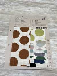88194 SEVENBERRY® Linen-Like Slub Cloth Dot, Stripe, And Check[Textile / Fabric] VANCET Sub Photo