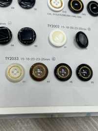 TY2053 Polyester Resin 4-hole Button DAIYA BUTTON(DAIYA BUTTON) Sub Photo