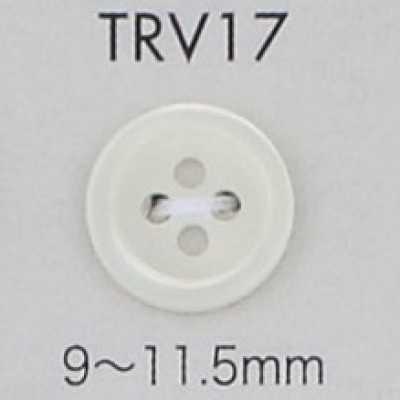 TRV17 4-hole Shell Button With Rim