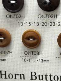 ONT08H Natural Material Corozo Nut 4 Hole Button DAIYA BUTTON Sub Photo