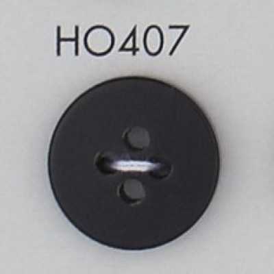 HO407 Natural Material Real Buffalo Horn 4-hole Button