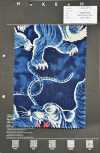 5-IDG-HDPT4 Linen ID Hand-printed Discharge Print Tiger Print