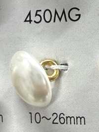 450MG Pearl-like Urea Material Gold Half-ring Shank Button[Buttons] DAIYA BUTTON Additional Images