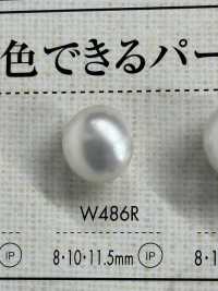 W486R Round Pearl[Miscellaneous Goods And Others] DAIYA BUTTON(DAIYA BUTTON) Sub Photo