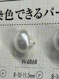 W486R Round Pearl[Miscellaneous Goods And Others] DAIYA BUTTON(DAIYA BUTTON) Sub Photo