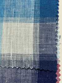 A-7066 Linen 100% Check[Textile / Fabric] ARINOBE CO., LTD. Sub Photo