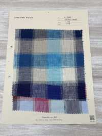 A-7066 Linen 100% Check[Textile / Fabric] ARINOBE CO., LTD. Sub Photo