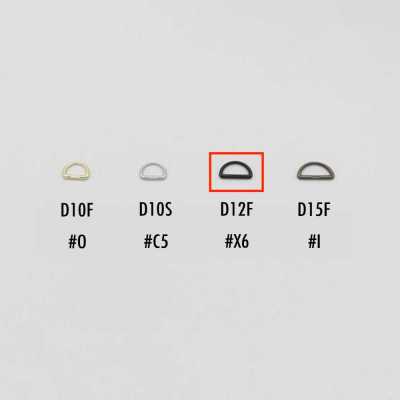 D12F YKK D Ring Pull Tab For Slider 12MM (For Size 5 And Above)