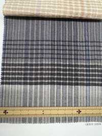 35511 40 Single Thread Cotton Wavy Voile Check Washer Finish[Textile / Fabric] SUNWELL Sub Photo