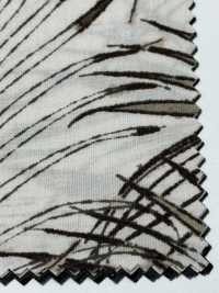 7025-805-1 CR Lawn(Line Drawing Leaf)[Textile / Fabric] HOKKOH Sub Photo