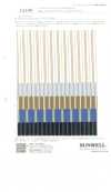 14399 60s Cotton Typewriter Multi-Stripe