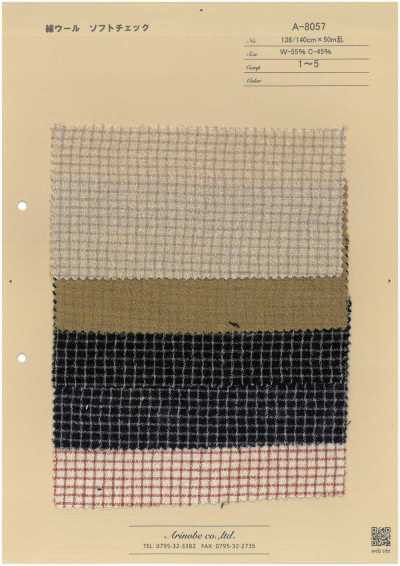 A-8057 Cotton/Wool Soft Check