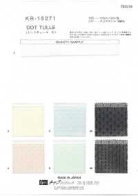 KR-15271 Dot Tulle Small[Textile / Fabric] Character Fabric Sub Photo