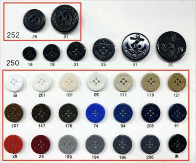 Giraffe Urea Resin 4-Hole Anchor Button