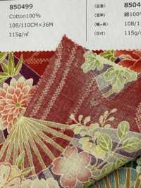 850499 Scare Large Scarce Pattern Plum And Ball[Textile / Fabric] VANCET Sub Photo