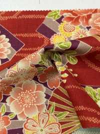 850499 Scare Large Scarce Pattern Plum And Ball[Textile / Fabric] VANCET Sub Photo