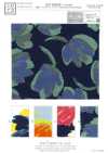KCP606-MW-DK-494 80 Cotton Lawn Miracle Wave Print