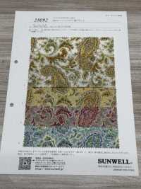 28092 60 Thread Lawn Paisley Print[Textile / Fabric] SUNWELL Sub Photo