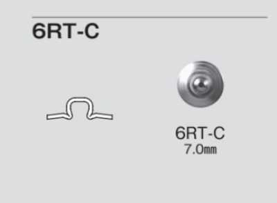 6RT-C 6RT-C Rivet Solid B/O For Y-leg Only