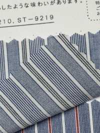 ST-9176 60/1 Typewritter Cloth Stripe [Washer Finish][Textile / Fabric] Kuwamura Fiber Sub Photo