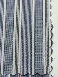 ST-9176 60/1 Typewritter Cloth Stripe [Washer Finish][Textile / Fabric] Kuwamura Fiber Sub Photo