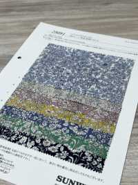 28091 60- Thread Lawn Single-color Floral Print[Textile / Fabric] SUNWELL Sub Photo