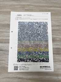 28091 60- Thread Lawn Single-color Floral Print[Textile / Fabric] SUNWELL Sub Photo