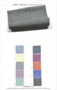 5SG008 Cotton/Polyester Crinkle Stripes & Plaid[Textile / Fabric] Sub Photo