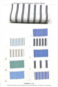 5SG006 Mariage High Density Cotton Stripe[Textile / Fabric] Sub Photo