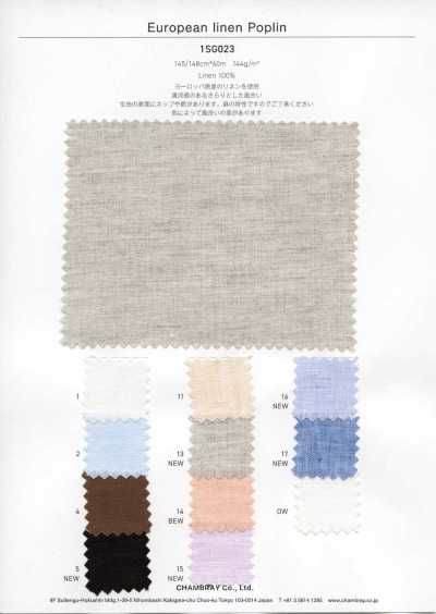 European Linen Poplin