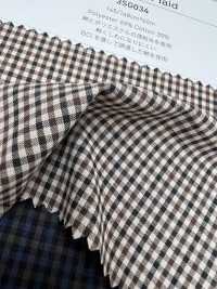 3SG034 Polyester/cotton Plaid[Textile / Fabric] Chambray Sub Photo