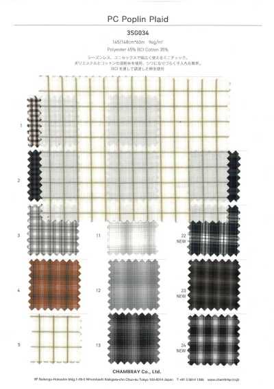3SG034 Polyester/Cotton Plaid