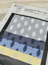 1078505 Cotton/polyester Moss Stitch Small Leaf Pattern[Textile / Fabric] Takisada Nagoya Sub Photo