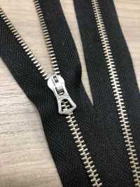 4-N-CO-OR WALDES® Vintage Zipper , Nickel Silver , Size 4, Cotton Tape, Open Asahi Fastener Sub Photo