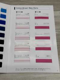 5780-ST-2 #5780 Cotton Broadcloth Bias Tape (Folded In Four, Stitched On Both Sides)[Ribbon Tape Cord] STAR BRAND (Hoshika) Sub Photo