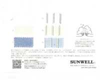 14413 10 Single Thread Cotton Oxford Silicone Craft Washer Processing[Textile / Fabric] SUNWELL Sub Photo