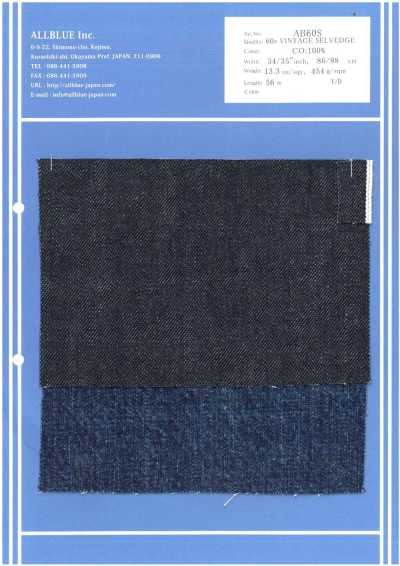 AB60S 60s Vintage Selvage