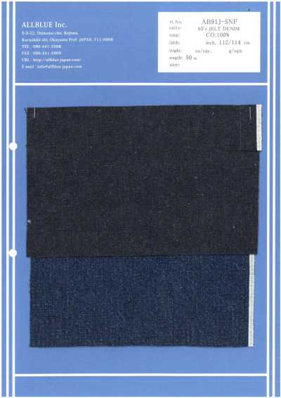 AB91J-SNF 40's Jelt Denim