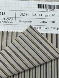 SBN9210 60/1 Typewritter Cloth Stripe[Textile / Fabric] SHIBAYA Sub Photo