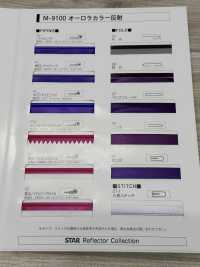 M-9100-2F M-9100 Aurora Color Roll 2F (Two-fold Tape)[Ribbon Tape Cord] STAR BRAND (Hoshika) Sub Photo