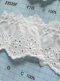 23535F Cotton Ruffle Lace Kyowa Lace Sub Photo