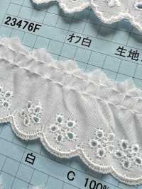 23476F Cotton Ruffle Lace Kyowa Lace Sub Photo