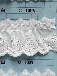 23704-1F Cotton Ruffle Lace Kyowa Lace Sub Photo