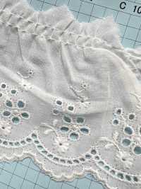 3423-1F Cotton Ruffle Lace Kyowa Lace Sub Photo