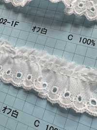 3302-1F Cotton Ruffle Lace Kyowa Lace Sub Photo