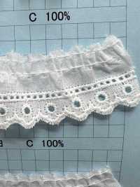 T23319-1F Cotton Ruffle Lace Kyowa Lace Sub Photo