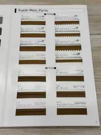 L-6400-CF L-6400 Suede CF (Crossfold Tape)[Ribbon Tape Cord] STAR BRAND (Hoshika) Sub Photo