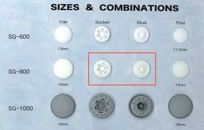 SG-800-B/C SUNGRIP SG800 Spring/Stud Set